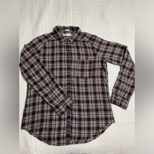 Hollister women plaid button up